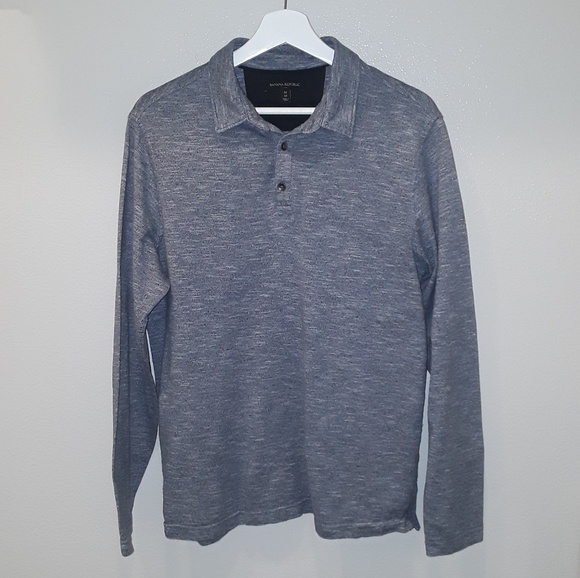 Banana Republic Other - Banana Republic Cotton Long-Sleeve Polo
